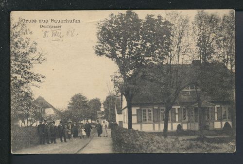 Ansichtskarte Bauerhufen Chłopy Kr. Köslin Koszalin Ostgebiete Polen Pommern