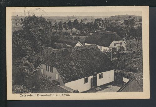 Ansichtskarte Bauerhufen Chłopy Kr. Köslin Koszalin Ostgebiete Polen Pommern