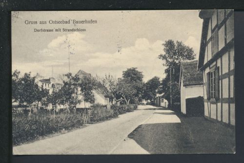 Ansichtskarte Bauerhufen Chłopy Kr. Köslin Koszalin Ostgebiete Polen Pommern