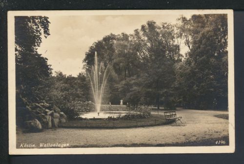 Ansichtskarte Köslin Koszalin Ostgebiete Polen Pommern Wallanlagen