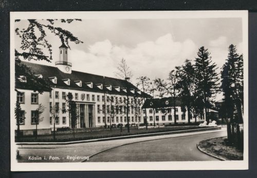 Ansichtskarte Köslin Koszalin Ostgebiete Polen Pommern Regierung