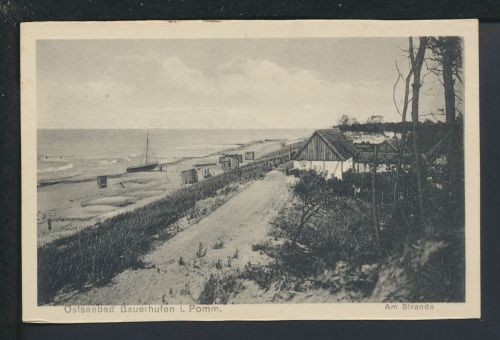 Ansichtskarte Bauerhufen Chłopy Kr. Köslin Koszalin Ostgebiete Polen Pommern