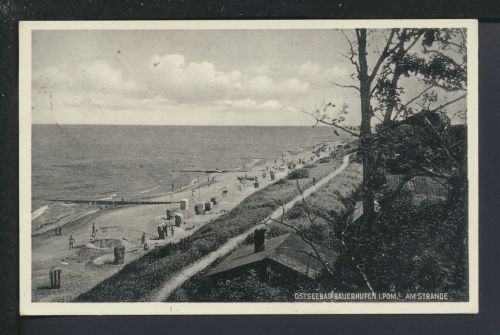 Ansichtskarte Bauerhufen Chłopy Kr. Köslin Koszalin Ostgebiete Polen Pommern