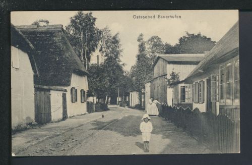 Ansichtskarte Bauerhufen Chłopy Kr. Köslin Koszalin Ostgebiete Polen Pommern