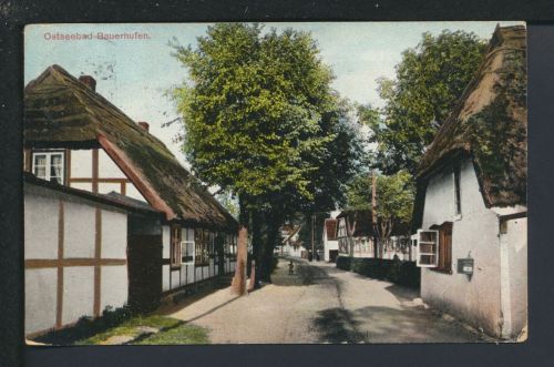 Ansichtskarte Bauerhufen Chłopy Kr. Köslin Koszalin Ostgebiete Polen Pommern