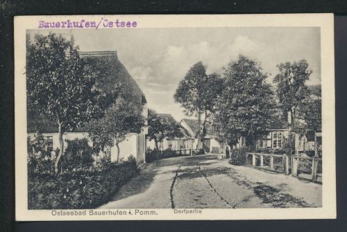 Ansichtskarte Bauerhufen Chłopy Kr. Köslin Koszalin Ostgebiete Polen Pommern