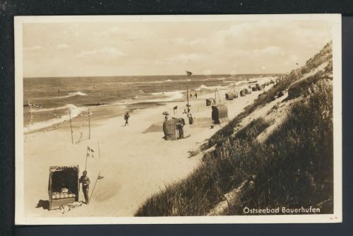 Ansichtskarte Landpoststempel Bauerhufen Chłopy Kr. Köslin Koszalin Ostgebiete