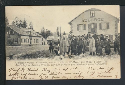 Ansichtskarte Markirch Elsass Frankreich St Didler Grenze Schreibfehler Cöln Köln
