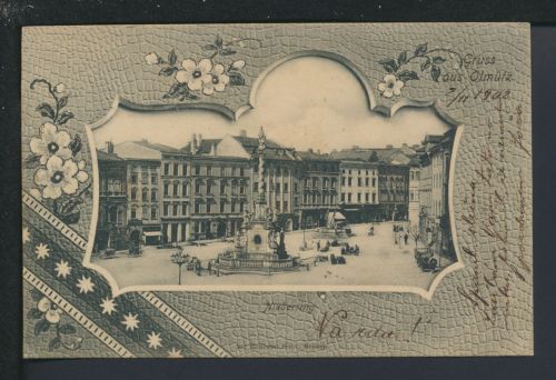 Ansichtskarte Olmütz Olomouc Tschechien Niederring Wuppertal Elberfeld NRW 1902