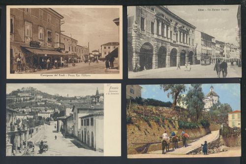 Italien Sammlung von 57 alten oft guten Ansichtskarten aus Nachlass