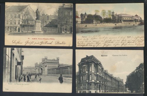 Namur Belgien Sammlung von 18 alten oft guten Ansichtskarten aus Nachlass