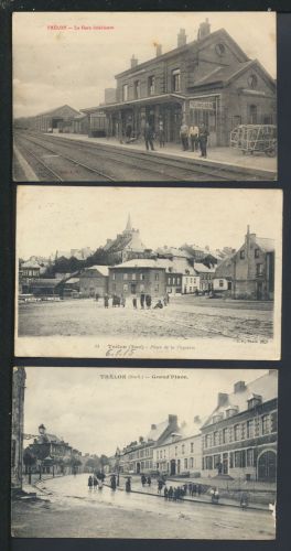 Trelon Frankreich 3 alte Ansichtskarten aus Nachlass