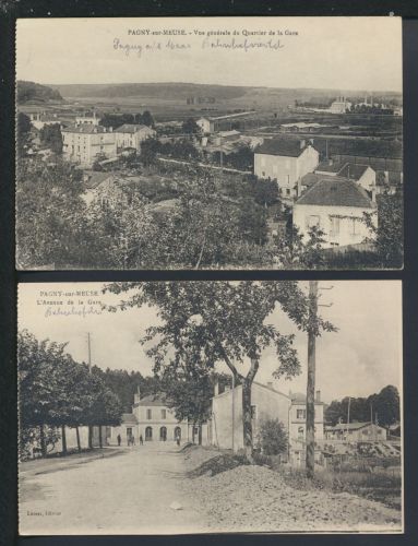 Pagny sur Meuse Frankreich 3 alte Ansichtskarten aus Nachlass