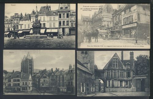 Noyon Oise Frankreich Frankreich 5 alte Ansichtskarten aus Nachlass