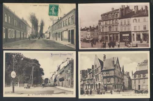 Frankreich inter. Sammlung von 32 oft guten alten Ansichtskarten aus Nachlass mit