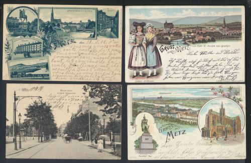 Metz Frankreich Sammlung von 22 oft guten alten Ansichtskarten aus Nachlass