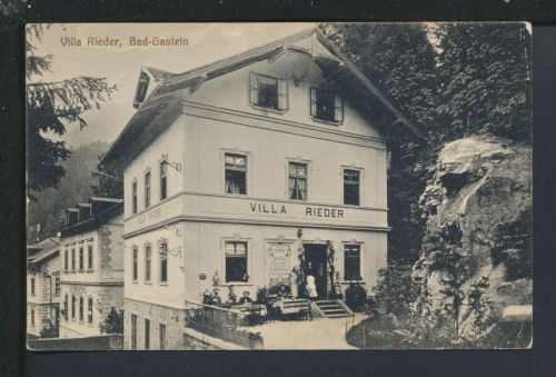 Ansichtskarte Bad Gastein Österreich Villa Rieder