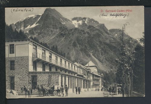 Ansichtskarte St Gertraud Kärnten Österreich Sulden Hotel