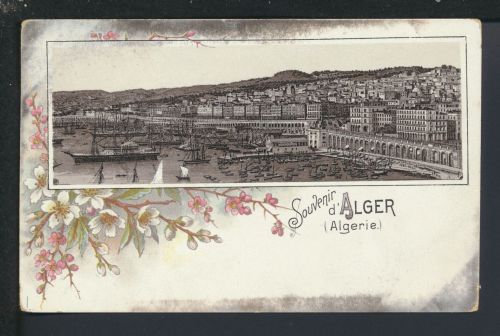 Litho Ansichtskarte Algier Algerien