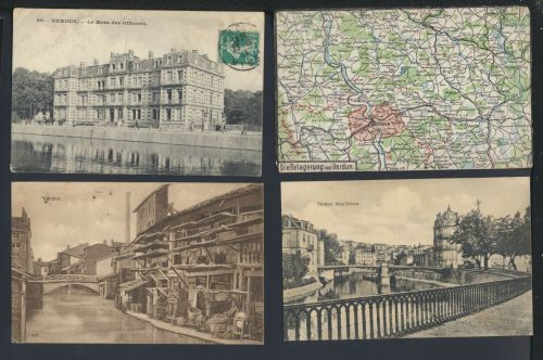 Ansichtskarte Verdun Frankreich 1. Weltkrieg Sammlung von 7 Karten
