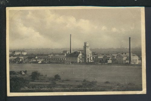 Ansichtskarte Wöllersdorf Trutzdorf Österreich Feuerwerksanstalt Mainz