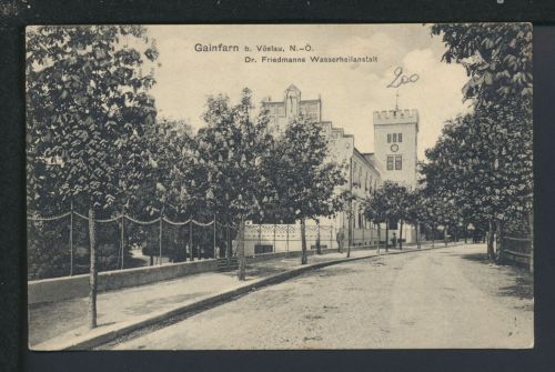 Ansichtskarte Gainfarn Österreich Dr Friedmanns Wasserheilanstalt