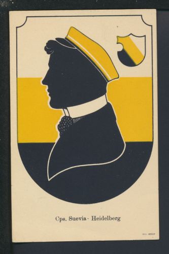 Ansichtskarte Studentika Suevia Heidelberg Baden-Württemberg