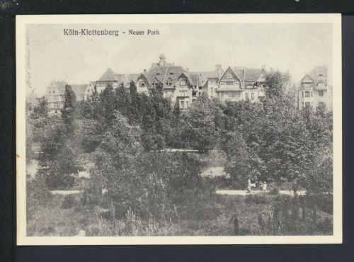 Ansichtskarte Köln Klettenberg NRW Neuer Park