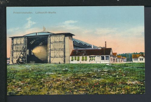 Ansichtskarte Friedrichshafen Baden-Württemberg Zeppelin Luftschiff Werft