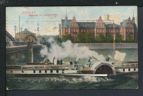 Ansichtskarte selt. Leporello Breslau Ostgebiete Polen Schlesien selt. Leporello