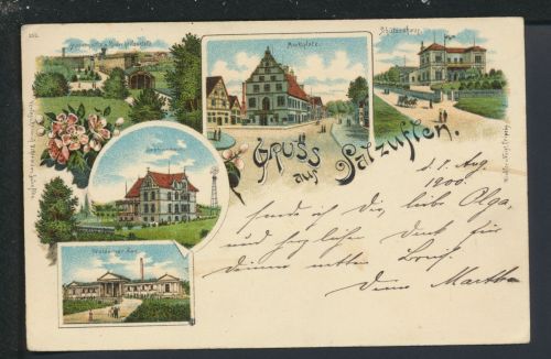 Litho Ansichtskarte Bad Salzuflen Lippe NRW Bad Doberan Mecklenburg-Vorpommern 1900