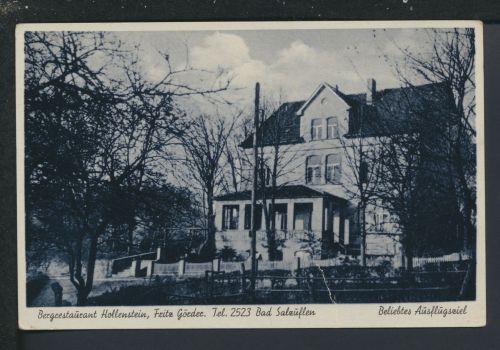 Ansichtskarte Bad Salzuflen Lippe NRW Bergrestaurant Hollenstein