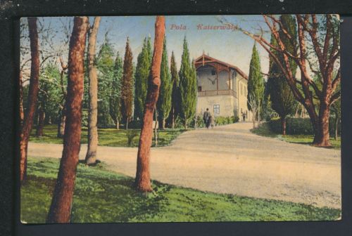 Ansichtskarte Pola Pula Kroatien Kaiserwald Graz Steiermark Österreich KuK 1914