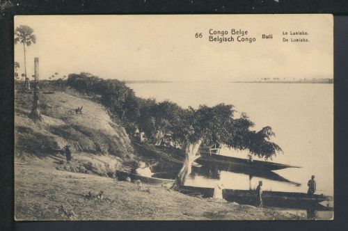 Belgien Belgisch Kongo Ganzsache Buli Lualaba Brüssel Belgien