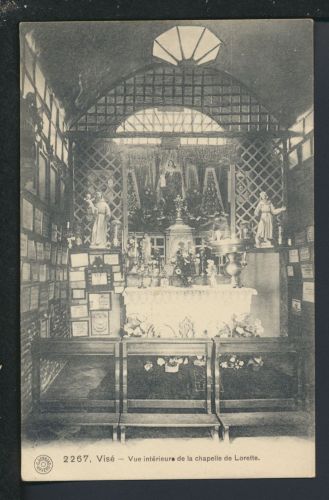 Ansichtskarte Vise Belgien Kapelle Lorette Feldpost Bad Salzuflen NRW