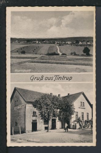 Ansichtskarte Tintrup Kr. Lippe NRW Gasthaus Otto Geise