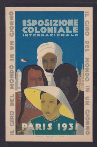 Ansichtskarte Paris 1931 Esposizione Coloniale Internazionale Darstellung