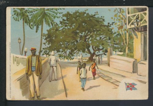 Künstler Ansichtskarte Boma Belgisch Kongo Afrika Dison Belgien 1911