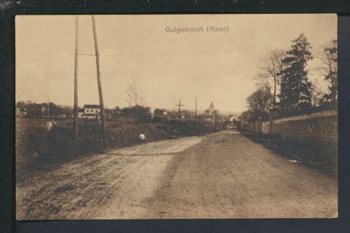 Ansichtskarte Gulnicourt Aisne Frankreich