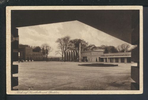 Ansichtskarte Magdeburg Sachsen-Anhalt inter. SST Deutsche Theater Ausstellung Bern