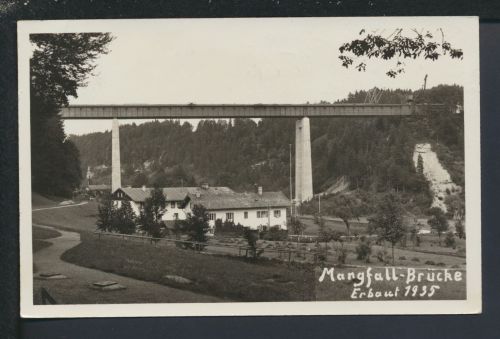 Ansichtskarte Mangfallbrücke Bayern Mainz Rheinland-Pfalz