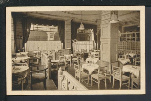 Ansichtskarte Stuttgart Baden-Württemberg Cafe Wilhelmsbau Mainz Rheinland-Pfalz