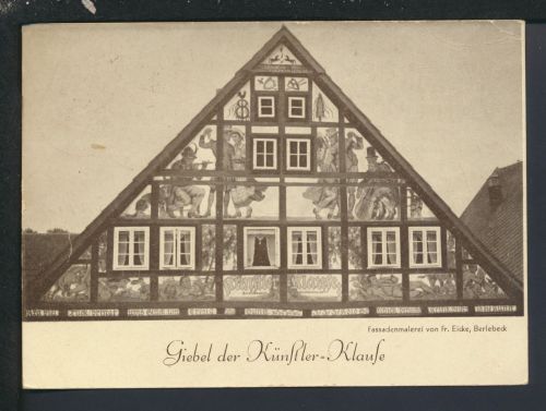 Ansichtskarte Schwalenberg Lippe NRW Gasthof Künstler-Klause Amelinghausen