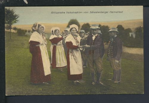 Ansichtskarte Schwalenberg Lippe NRW Heimatfest Altlippische Trachten