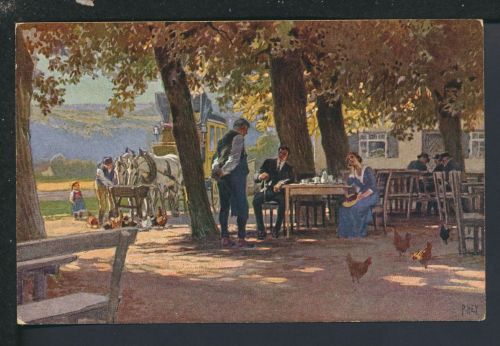 Künstler Ansichtskarte Prof Paul Hey Auf der Hochzeitsreise