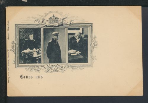 Olitik Monarchie Kaiser Ansichtskarte Alter Kurs Verlag Paul Albert Berlin