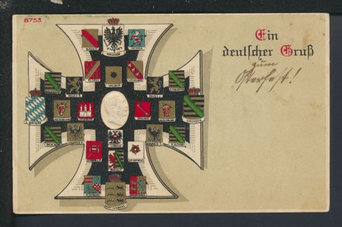 Ansichtskarte Rothsürben Żórawina Ostgebiete Polen Schlesien Wappen Thalheim