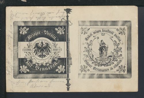 Militaria Ansichtskarte Alt-Bennebeck Schleswig-Holstein Krieger-Verein 1910