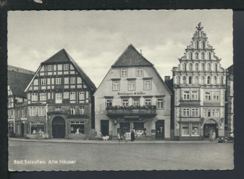 Ansichtskarte Bad Salzuflen Kr. Lippe NRW Alte Häuser