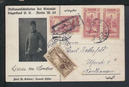 Künstler Ansichtskarte W. Stöwer Rumeli Hisarı Türkei Nordhausen Thüringen